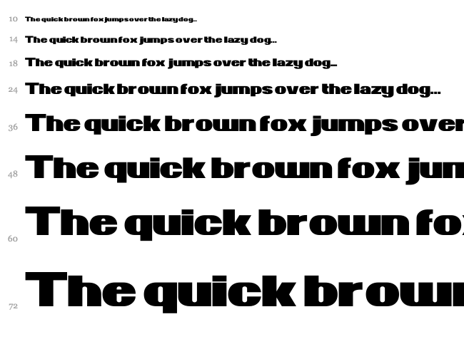 News of the World font waterfall